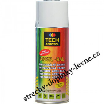 TECH AEROSOL - Akryl univerzální sprej 400ml - hnědá RAL 8017