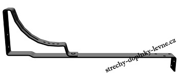 Vzpěra komínové lávky typ S TOX lakovaná - černá RAL 9005