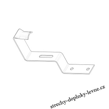 Příchytka hřebenáče 81 Koramic č.3 - šedá (antracit) RAL 7016