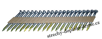 Hřebíky NA34 4,0 x 50 ZR (pozinkované, kroužkové)