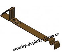 Protisněhový hák SGN 035 - Tondach Wiener Norma - černá RAL 9005