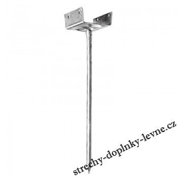 Držák hřebenové latě s hrotem