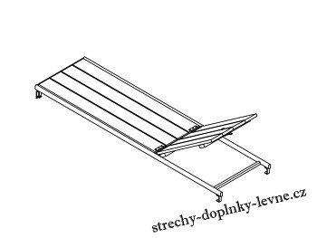 Podlahový dílec s poklopem (s průlezem)