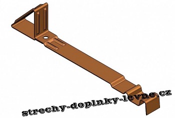 Protisněhový hák SGN 007 - Tondach Francouzská 12 - cihlově červená RAL 8004