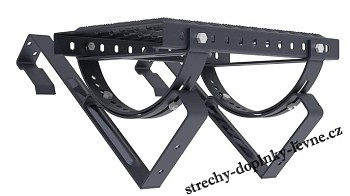 Komplet SMART typ D - lávka 800mm - tmavě hnědá RAL 8019