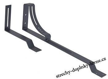 Vzpěra komínové lávky DB/DC lakovaná - červeno-hnědá RAL 8012