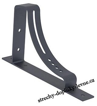  Vzpěra komínové lávky U lakovaná - červeno-hnědá RAL 8012