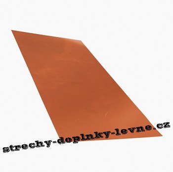 Plech tabulový, hliník lakovaný - lesk 1 x 2 m - červená RAL 3011 
