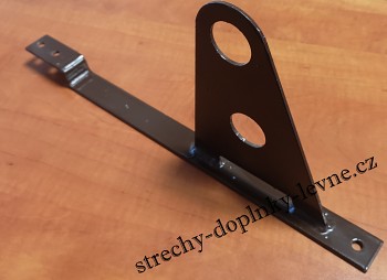 Držák protisněhové tyče barvené-profil.plech.kr.-2 cm v.profilu - antracit RAL 7016