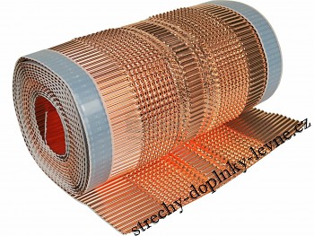 Hřebenový a nárožní pás celoměděný