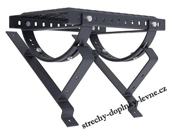 Komplet SMART typ BD350/30 - lávka 800mm - cihlově červená RAL 8004