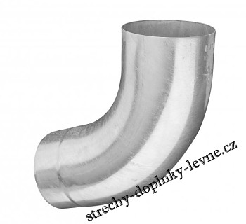 Koleno 120 mm /72° lisované pozink 