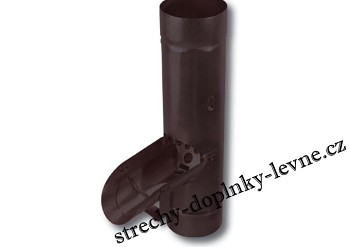 Chrlič 100 mm lakovaný - hnědý RAL 8017