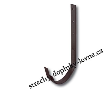 Hák 333/600 mm lakovaný - hnědá RAL 8017