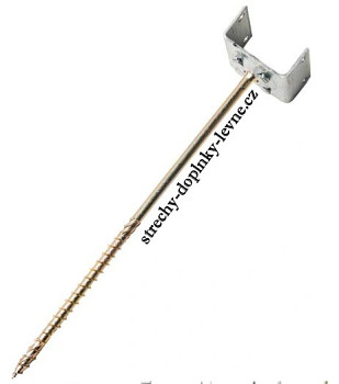 Držák hřebenové latě s vrutem 210 x 40 mm