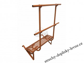 Stoupací komplet rovný k zavěšení – s rovným zábradlím