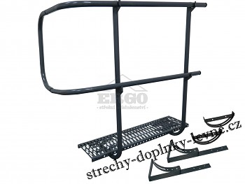 Stoupací komplet univerzální k zavěšení - s rovným zábradlím + boční zakončení (kopie)