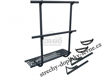 Stoupací komplet rovný – s rovným zábradlím