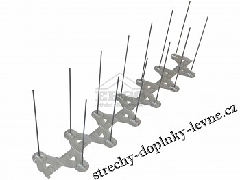 Ochrana proti holubům dvouřadá 33 cm